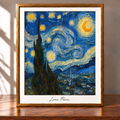 Framed Starry Night Art Print
