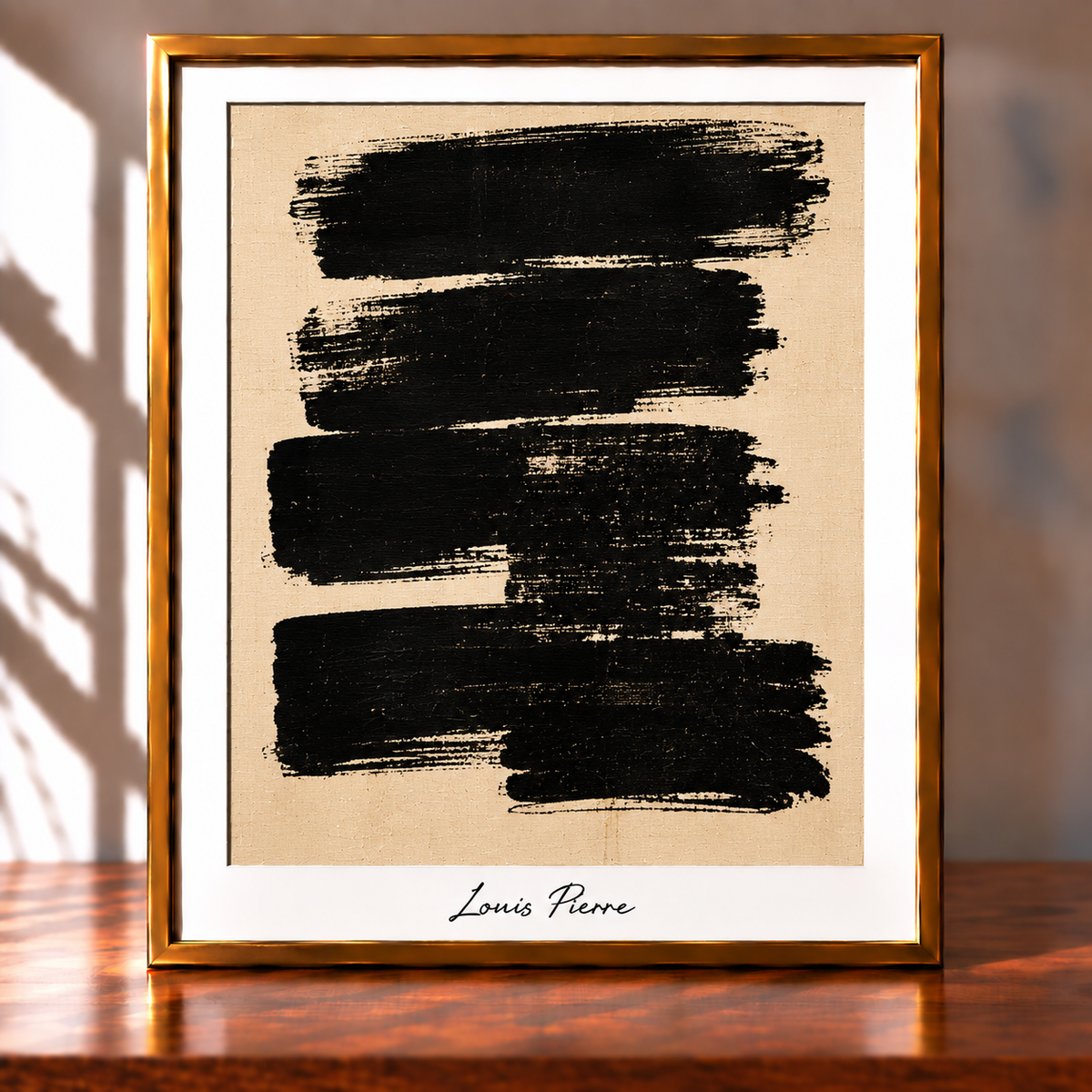 Louis Pierre Abstract in Golden Light