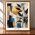 Louis Pierre Botanical Gold Abstract